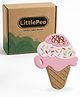 Little Pea Ice cream Shape Teether - Pink