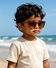 Babyhug Solid Coloured Sunglasses - Brown