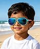 Babyhug Free Size Solid Coloured Sunglasses - Pink & Blue