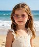 Babyhug Free Size Butterfly Shaped Sunglasses - Mauve