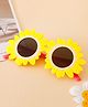 Babyhug Free Size Floral Shaped Sunglasses - Yellow