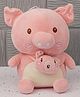 Dukiekooky 30 cm Kids Super Cute & Adorable Bag Pig Soft Toy- Pink