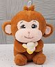 DukieKooky 28 cm Kids Super Cute & Adorable Cute Monkey Soft Toy- Brown
