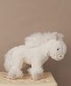 Dukiekooky 27 cm Kids Super Cute & Adorable Furry Horse Soft Toy- White