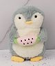 Dukiekooky 25 cm Kids Super Cute & Adorable Fruit Penguin Soft Toy- Grey