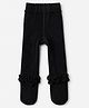 Mustang Cotton Knit Full Length Tights in Black
