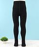 Mustang Cotton Classic Knit Full Length Tights with Cable Knit - Black