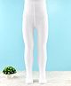 Mustang Cotton Knit Full Length Tights - White
