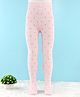 Mustang Cotton Knit Full Length Dotty Delight Tights - Pink