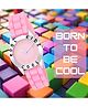Kool Kidz Brand Name Designed Analogue Watch - Pink