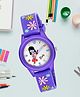 Kool Kidz Floral Printed Analogue Watch - Purple