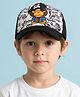 Vritraz Woven Pirate Printed Baseball Cap - White - Circumference 52-56 Cm