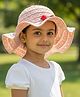 Priaansha Creation Cherry Applique Detailed Straw Hat - Pink - Circumference - 50 Cms