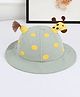 Babymoon Cotton Blend Knit Giraffe Applique Detailed Hat - Green - Circumference - 52 Cm