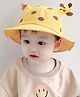 Babymoon Cotton Blend Knit Giraffe Applique Detailed Hat - Yellow - Circumference - 52 Cm