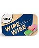 VOLT Wipe Wise 12 Layer Sponge | Multi-Purpose Cleaning Sponge (Pack of 3) | Super Absorbent Micro Fibre | Reusable for Cars, Home, Kitchen, Glass, Furniture & More | Cleaning & Drying Sponge