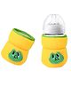 The Little Looker Plush Cotton Bottle Cover Wide Neck Yellow - Fits 125 ml Bottle
