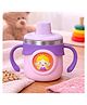 THE LITTLE LOOKERS Stainless Steel Insulated Hot & Cold Sipper Bottle Double Wall & Vacuuming Sipper Cups with Straw 260 ml - Purple