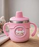 THE LITTLE LOOKERS Stainless Steel Insulated Hot & Cold Sipper Bottle Double Wall & Vacuuming Sipper Cups with Straw 260 ml - Pink