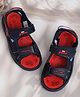 Kidsville Marvel Featuring Spiderman Designed Velcro Closure Sandals - Navy Blue