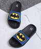Kidsville DC Comics Featuring Batman Logo Designed Sliders - Black