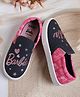 Kidsville Mattel Featuring Barbie Printed Slip On Shoes - Navy Blue