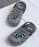 Kidsville DC Comics Featuring Batman Applique Detailed Perforated Sling Back Clogs - Grey