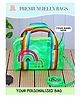 Rosada DIY Rainbow Jelly Hand Bag With Keychain - Green -Good Vibes - 5.8 inches