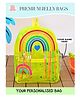 Rosada DIY Rainbow Jelly Backpack - Lemon - 13.5 inches