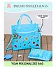 Rosada DIY Sports Double Pocket Jelly Bag & Wet Pouch - Blue - 11.2 inches