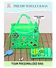 Rosada DIY Sports Double Pocket Jelly Bag & Wet Pouch - Blue - 11.2 inches