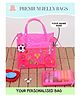 Rosada DIY Sports Double Pocket Jelly Bag & Wet Pouch - Blue - 11.2 inches