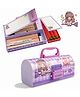 Invite Enterprise Cute Girl Theme Password Lock Multifunction Pencil Box for Kids - Purple