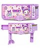 Invite Enterprise Sweet Theme Multifunction Pencil Box with Calculator & Stationery Organizer for Kids - Purple