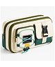 Invite Enterprise Multifunction Pencil Case Organizer with Multi Pocket Storage for Kids - Cream Green