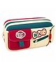 Invite Enterprise Multi-Pocket Pencil Pouch with Zipper Compartments for Kids & Students - Red