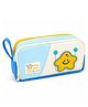 Invite Enterprise Cute Multi-Compartment Pencil Pouch with Zipper for Kids & Students - Blue