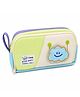 Invite Enterprise Cute Multi-Compartment Pencil Pouch with Zipper for Kids & Students - Green