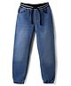 Pine Kids Denim Woven Full Length Washed Jeans - Sky Blue