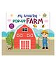 Pop Up Farm Animals Board Book -English