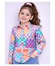 PinkChick Cotton Woven Full Sleeves Checked Shirt - Multi Colour