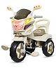 Dash Victor Kids Tricycle with LED Lights & Music, Pedal Ride-On for Toddlers with Backrest & Storage (Cream)