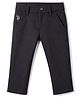 US Polo Assn Cotton Knit Full Length Solid Trouser - Black