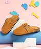 TRUFFLE COLLECTION Solid Slip On Sandals - Brown