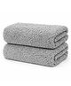 AAZEEM Bathroom Rugs 40 X 60 Cm, Extra Soft Absorbent Bath Rugs, Machine Washable Bath Mats for Bathroom Floor, Tub and Shower, Home Decor Accessories, Grey |Pack of 2 |