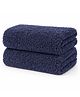 AAZEEM Bathroom Rugs 40 X 60 Cm, Extra Soft Absorbent Bath Rugs, Machine Washable Bath Mats for Bathroom Floor, Tub and Shower, Home Decor Accessories, Navy|Pack of 2|