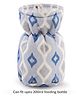 Babyhug Feeding Bottle Cover Ogee Print Medium Blue - Fits Upto 200 ml Bottle