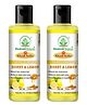 Bhudevam Naturals Khadi Honey Lemon Shampoo for Dandruff Control & Fresh, Healthy Hair- 420ML (Pack of 2)