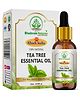 Bhudevam Naturals Khadi Tea Tree Essential Oil for Acne, Pimples, Skin Care, Hair Care, Dandruff Control, Aromatherapy & Diffuser- 15 ml