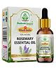 Bhudevam Naturals Khadi Rosemary Essential Oil for Hair Growth, Anti Hair Fall, Aromatherapy, Diffuser & Skin Care -15 ml